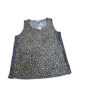 Michael Michael Kors Plus Size Side Logo Tape Tank Top 1X NWT